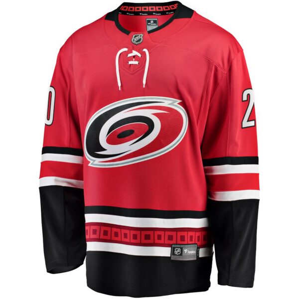 Men’s Carolina Hurricanes Sebastian Aho Fanatics Branded Red Alternate Premier Breakaway Player Jersey