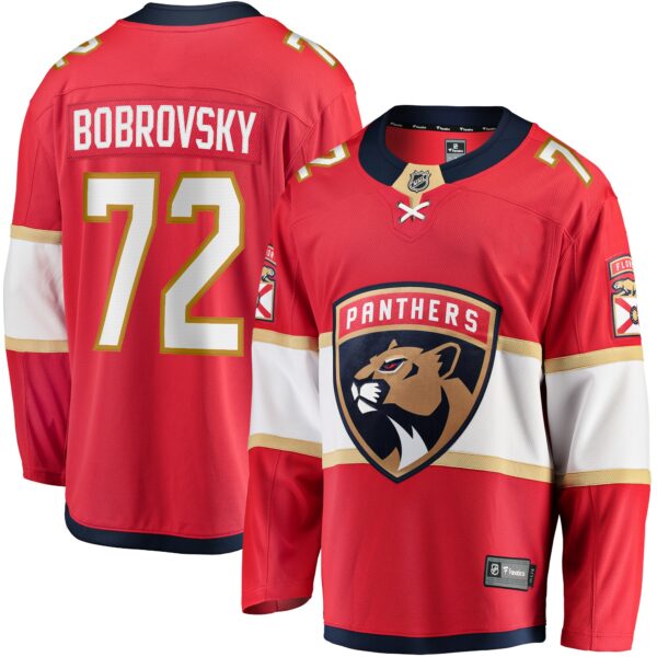 Men’s Florida Panthers Sergei Bobrovsky Fanatics Branded Red Breakaway Player Jersey