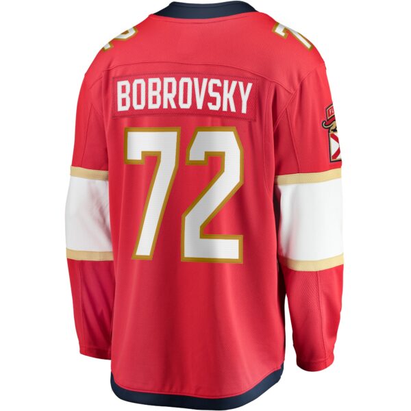 Men’s Florida Panthers Sergei Bobrovsky Fanatics Branded Red Breakaway Player Jersey