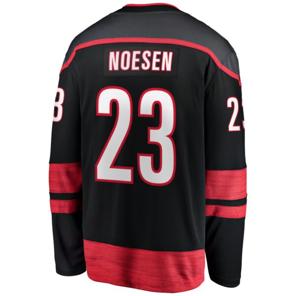 Men’s Carolina Hurricanes Stefan Noesen Fanatics Branded Black Home Breakaway Player Jersey