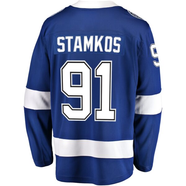 Men’s Tampa Bay Lightning Steven Stamkos Fanatics Branded Blue Breakaway Player Jersey