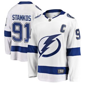 Men's Tampa Bay Lightning Steven Stamkos Fanatics Branded White Breakaway Player Jersey