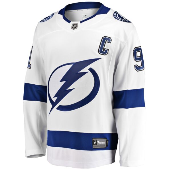 Men’s Tampa Bay Lightning Steven Stamkos Fanatics Branded White Breakaway Player Jersey