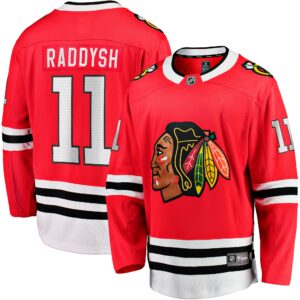 Men's Chicago Blackhawks Taylor Raddysh Fanatics Branded Red Home Breakaway Jersey