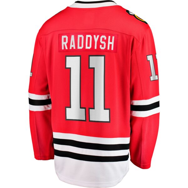 Men’s Chicago Blackhawks Taylor Raddysh Fanatics Branded Red Home Breakaway Jersey