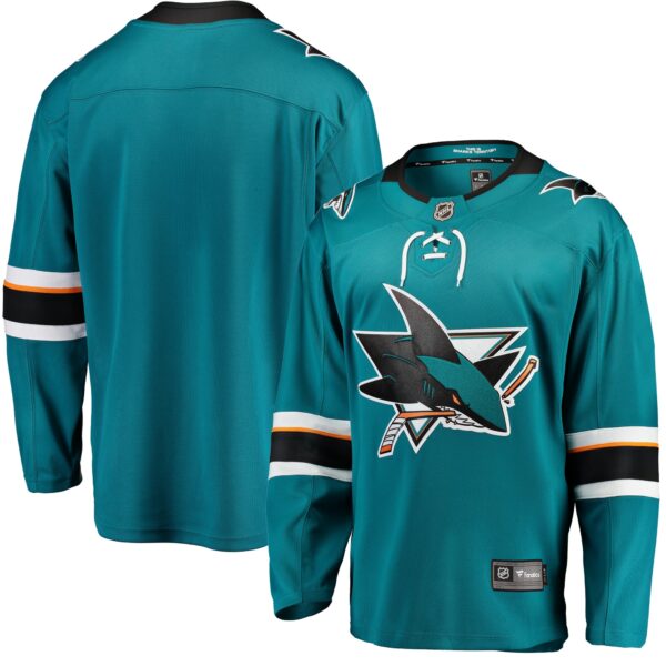 Men’s San Jose Sharks Fanatics Branded Teal Breakaway Home Jersey