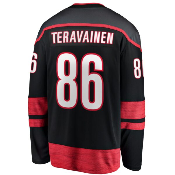 Men’s Carolina Hurricanes Teuvo Teravainen Fanatics Branded Black Home Breakaway Player Jersey