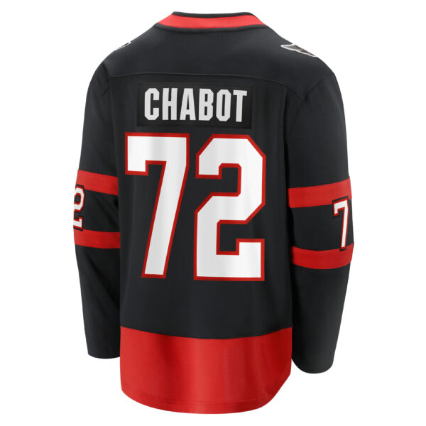 Men’s Ottawa Senators Thomas Chabot Fanatics Branded Black Home Breakaway Jersey