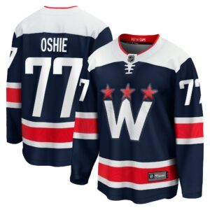 Men's Washington Capitals TJ Oshie Fanatics Branded Navy Alternate Premier Breakaway Player Jersey