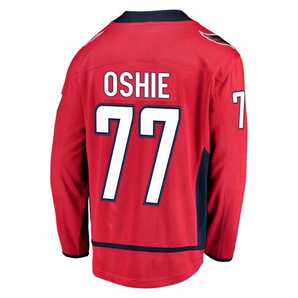 Men’s Fanatics Branded TJ Oshie Red Washington Capitals Breakaway Jersey