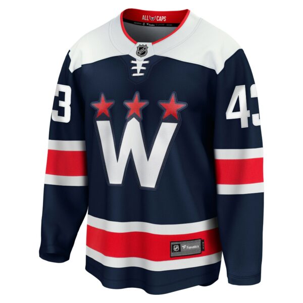 Men’s Washington Capitals Tom Wilson Fanatics Branded Navy Alternate Premier Breakaway Player Jersey