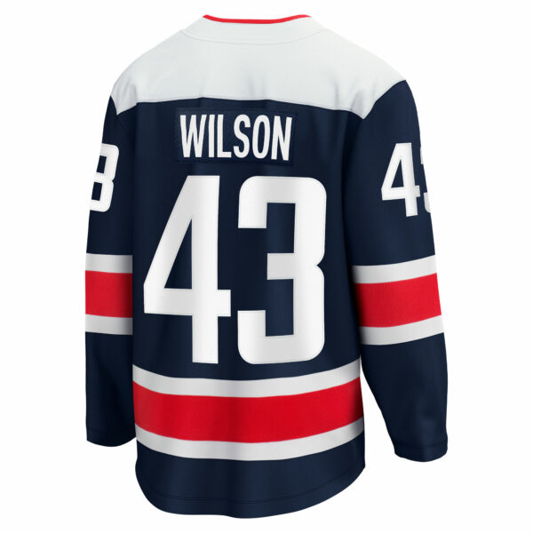 Men’s Washington Capitals Tom Wilson Fanatics Branded Navy Alternate Premier Breakaway Player Jersey