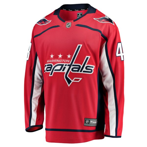 Men’s Washington Capitals Tom Wilson Fanatics Branded Red Home Premier Breakaway Player Jersey