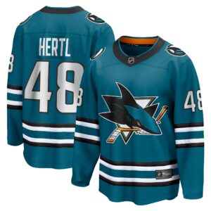 Men's San Jose Sharks Tomas Hertl Fanatics Branded Teal Home Breakaway Player Jersey