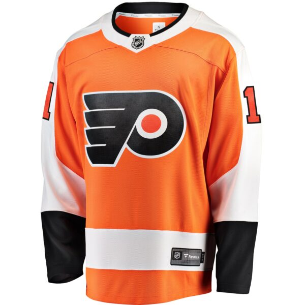 Men’s Philadelphia Flyers Travis Konecny Fanatics Branded Orange Breakaway Player Jersey