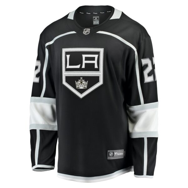 Men’s Los Angeles Kings Trevor Lewis Fanatics Branded Black Home Breakaway Jersey