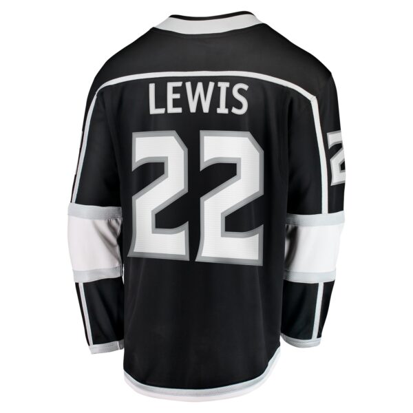 Men’s Los Angeles Kings Trevor Lewis Fanatics Branded Black Home Breakaway Jersey