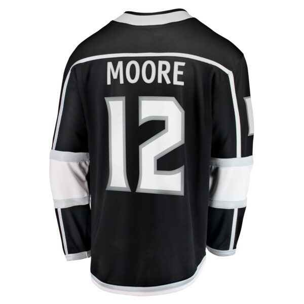 Men’s Los Angeles Kings Trevor Moore Fanatics Branded Black Home Breakaway Player Jersey