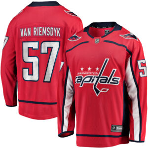 Men's Washington Capitals Trevor van Riemsdyk Fanatics Branded Red Home Breakaway Jersey