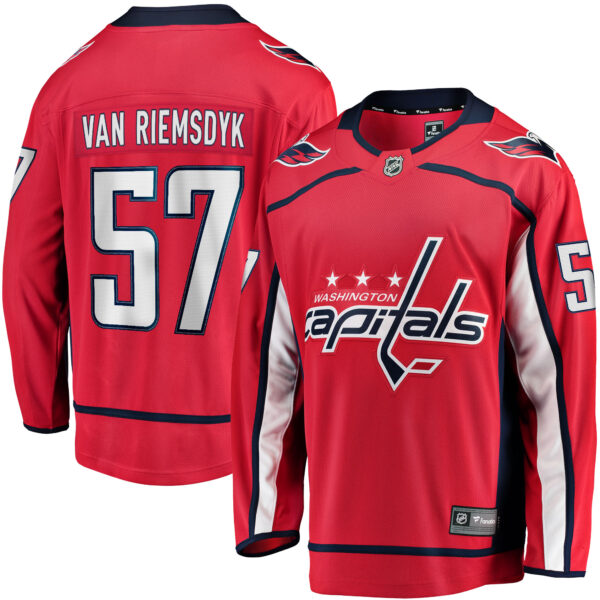 Men’s Washington Capitals Trevor van Riemsdyk Fanatics Branded Red Home Breakaway Jersey