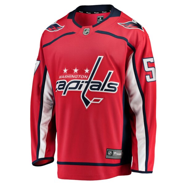 Men’s Washington Capitals Trevor van Riemsdyk Fanatics Branded Red Home Breakaway Jersey