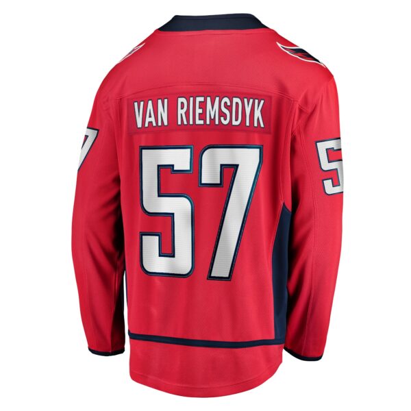 Men’s Washington Capitals Trevor van Riemsdyk Fanatics Branded Red Home Breakaway Jersey