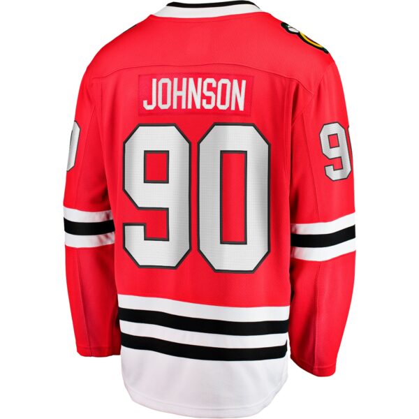 Men’s Chicago Blackhawks Tyler Johnson Fanatics Branded Red Home Team Breakaway Player Jersey