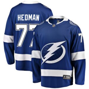 Men's Tampa Bay Lightning Victor Hedman Fanatics Branded Blue Home Breakaway Player Jersey