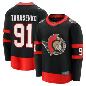 Men's Ottawa Senators Vladimir Tarasenko Fanatics Branded Black Home Breakaway Jersey