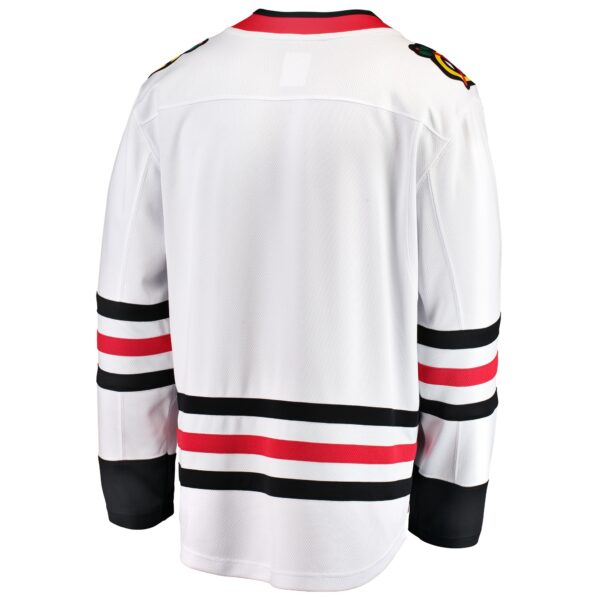 Men’s Chicago Blackhawks Fanatics Branded White Breakaway Away Jersey