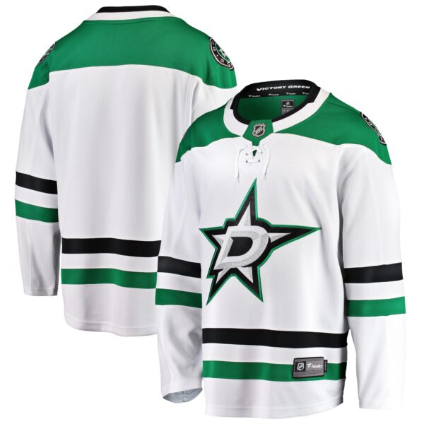 Men’s Dallas Stars Fanatics Branded White Breakaway Away Jersey