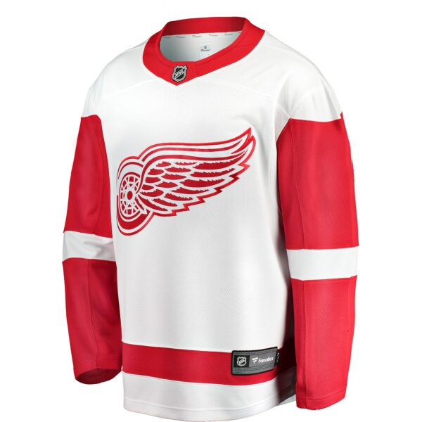 Men’s Detroit Red Wings Fanatics Branded White Away Breakaway Custom Jersey