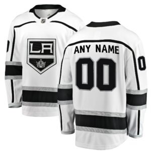 Men's Los Angeles Kings Fanatics Branded White Away Breakaway Custom Jersey