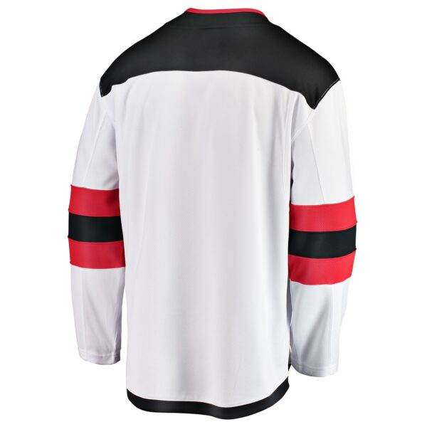 Men’s New Jersey Devils Fanatics Branded White Breakaway Away Jersey