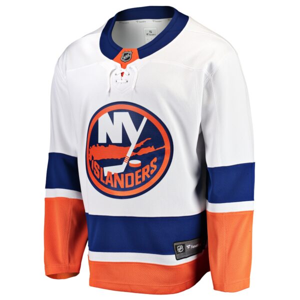 Men’s New York Islanders Fanatics Branded White Breakaway Away Jersey