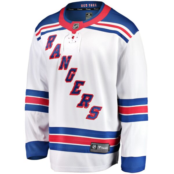 Men’s New York Rangers Fanatics Branded White Breakaway Away Jersey