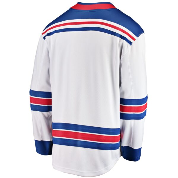 Men’s New York Rangers Fanatics Branded White Breakaway Away Jersey