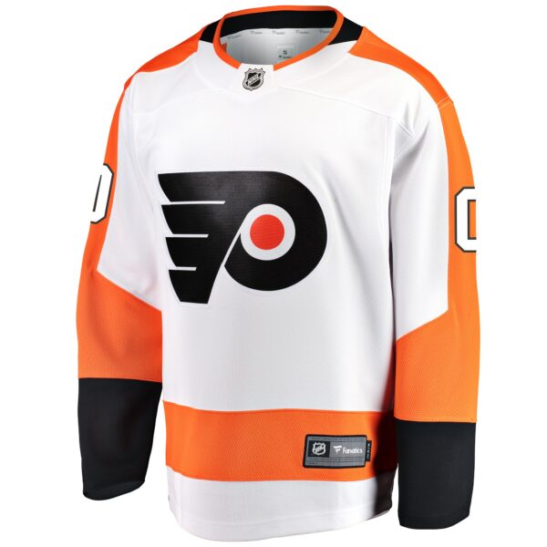 Men’s Philadelphia Flyers Fanatics Branded White Away Breakaway Custom Jersey