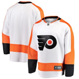 Men's Philadelphia Flyers Fanatics Branded White Breakaway Away Jersey