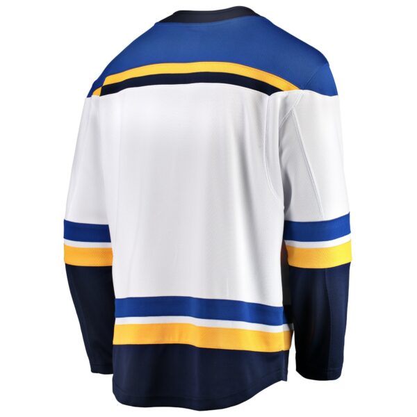 Men’s St. Louis Blues Fanatics Branded White Breakaway Away Jersey