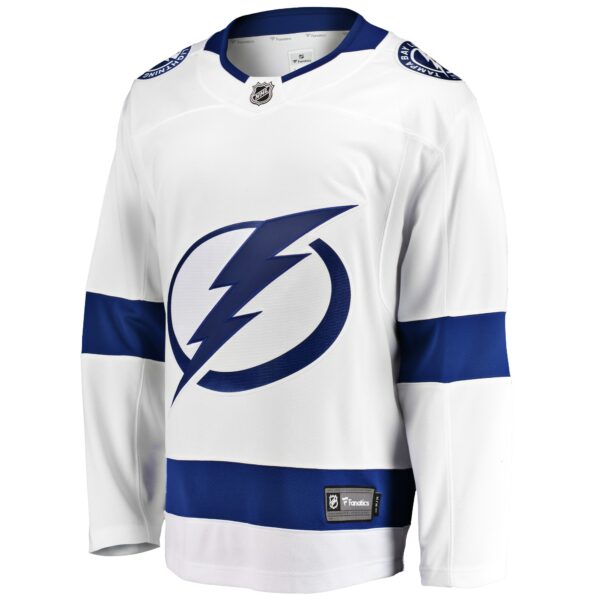 Men’s Tampa Bay Lightning Fanatics Branded White Breakaway Away Jersey