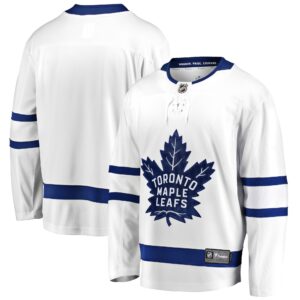 Men's Toronto Maple Leafs Fanatics Branded White Breakaway Away Jersey