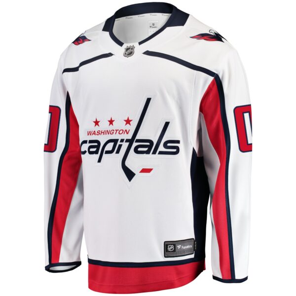 Men’s Washington Capitals Fanatics Branded White Away Breakaway Custom Jersey