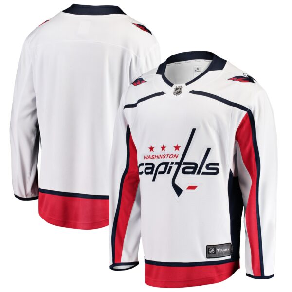 Men’s Washington Capitals Fanatics Branded White Breakaway Away Jersey