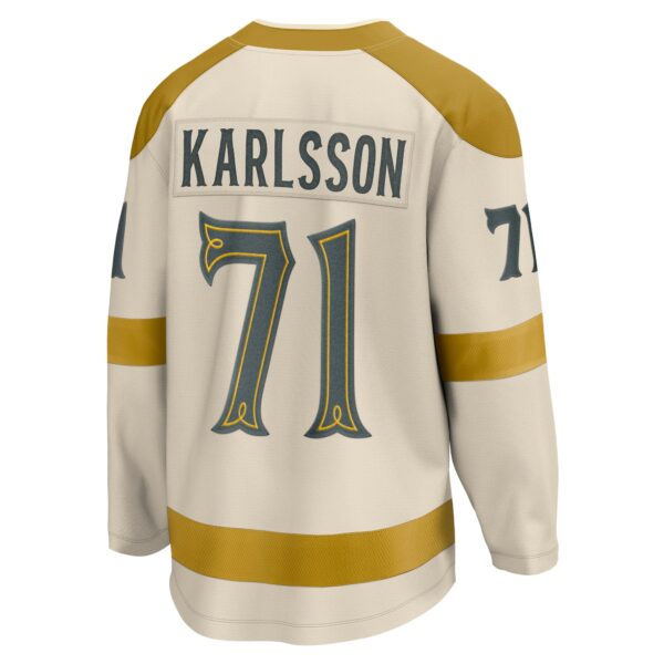 Men’s Vegas Golden Knights William Karlsson Fanatics Branded Cream 2024 NHL Winter Classic Breakaway Player Jersey