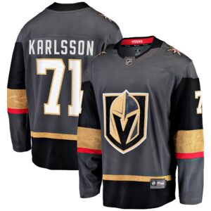 Men's Vegas Golden Knights William Karlsson Fanatics Branded Gray Alternate Breakaway Jersey