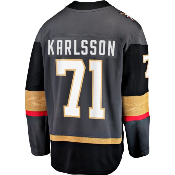 Men’s Vegas Golden Knights William Karlsson Fanatics Branded Gray Alternate Breakaway Jersey