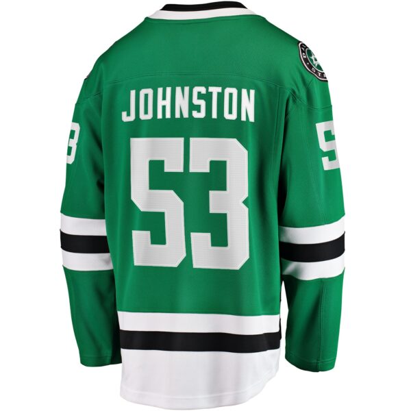 Men’s Dallas Stars Wyatt Johnston Fanatics Branded Kelly Green Home Breakaway Player Jersey