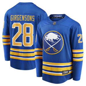 Men's Buffalo Sabres Zemgus Girgensons Fanatics Branded Royal Home Breakaway Player Jersey