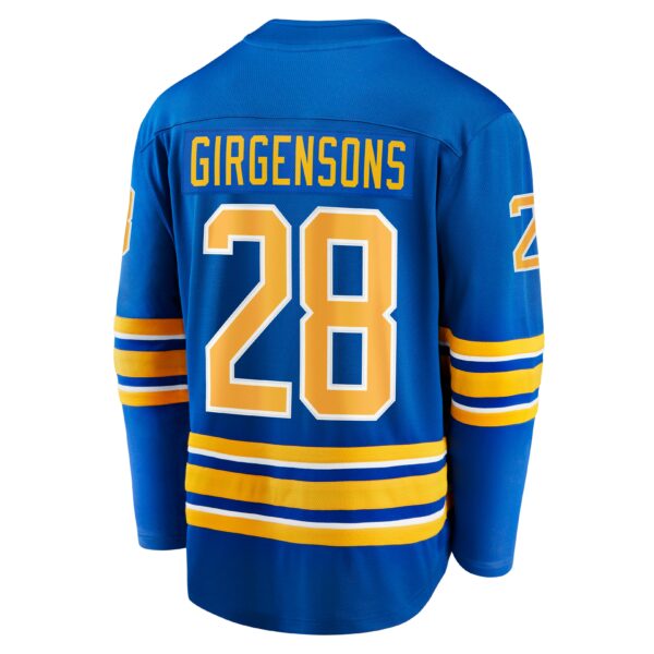 Men’s Buffalo Sabres Zemgus Girgensons Fanatics Branded Royal Home Breakaway Player Jersey